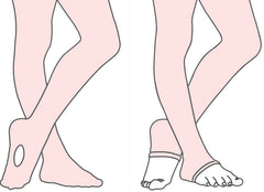 Convertible 60 Denier Ballet Dance Tights For Children & Adults (Made In Italy)