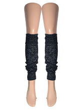 Silver Legs 60cm Lurex Leg Warmers