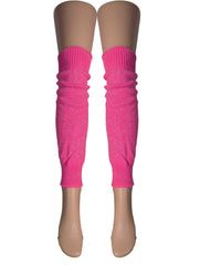Silver Legs 60cm Lurex Leg Warmers