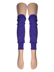 Silver Legs 60cm Lurex Leg Warmers