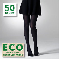 Gipsy 50 Denier Black Eco Tights