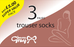 Joanna Gray 70 Denier 3 Pair Pack Trouser Knee Highs