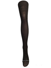 Gold Lurex Opaque Rib Tights