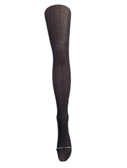 Chevron Lurex Tights