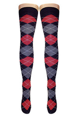 Argyle Over Knee Socks