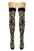 Leopard Over Knee Socks