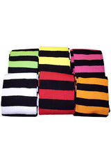 Striped Over Knee Socks