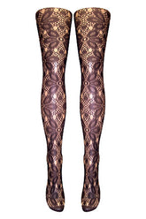 Big Flower Lace Tights
