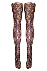 Big Flower Lace Tights