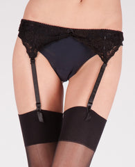 Narrow Lace Suspender Belts