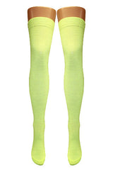 Neon Over Knee Socks