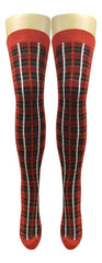 Tartan Over Knee Socks