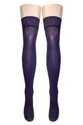 50 Denier Lace Top Hold Ups