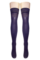 50 Denier Lace Top Hold Ups