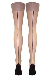 Stiletto Seam & Heel 15 Denier Stockings