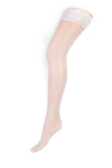 Fishnet Lace Top Hold Ups