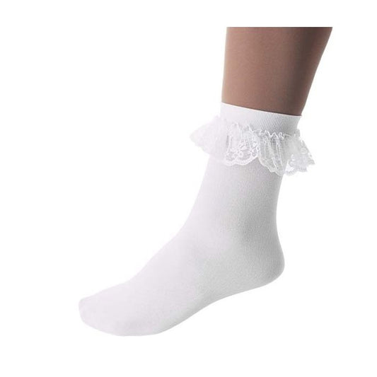 Lace Trim Ankle Socks