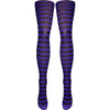 Silver Legs Striped Semi-Opaque Tights (One Size & XL)