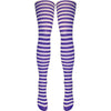 Silver Legs Striped Semi-Opaque Tights (One Size & XL)