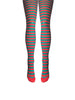 Silver Legs Striped Semi-Opaque Tights (One Size & XL)
