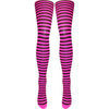Silver Legs Striped Semi-Opaque Tights (One Size & XL)