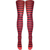Silver Legs Striped Semi-Opaque Tights (One Size & XL)