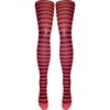 Silver Legs Striped Semi-Opaque Tights (One Size & XL)