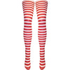 Silver Legs Striped Semi-Opaque Tights (One Size & XL)