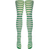 Silver Legs Striped Semi-Opaque Tights (One Size & XL)