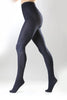 Silver Legs Leopard Print Tights