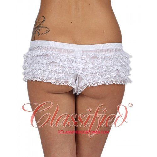 Ruffle Lace Hot Pants