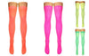 Neon Over Knee Socks