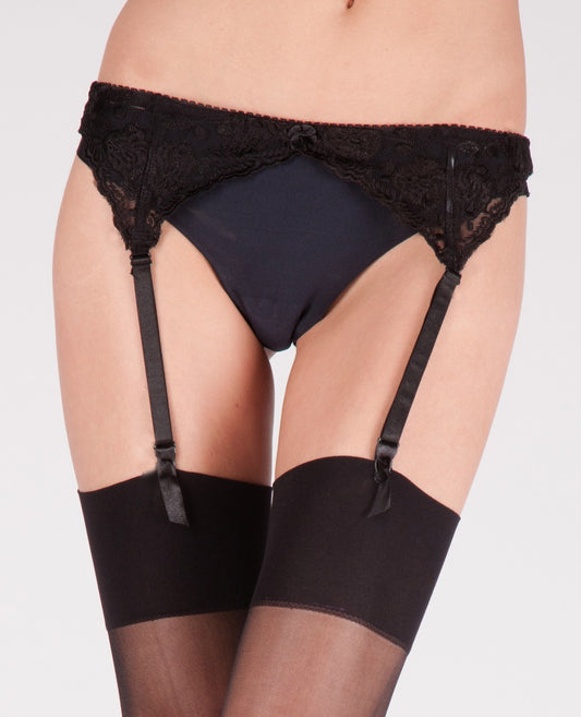 Narrow Lace Suspender Belts