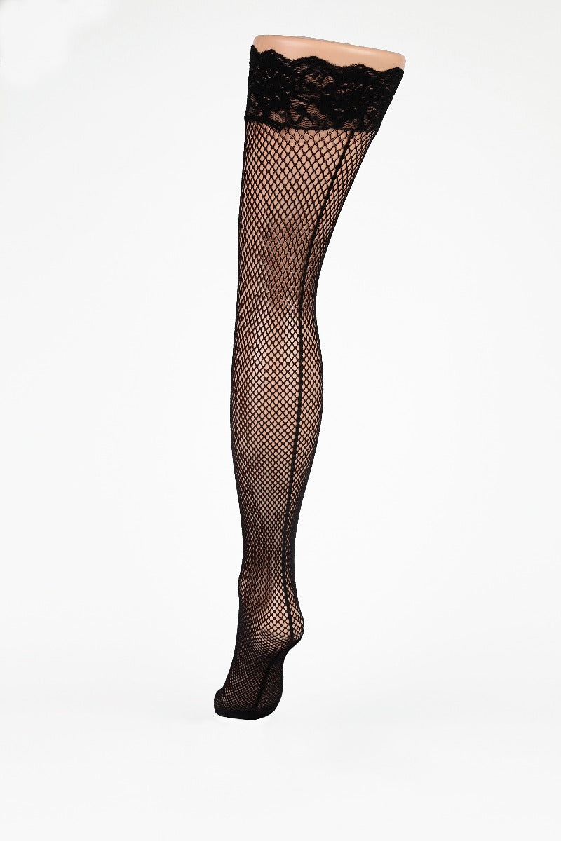 Fishnets with deals seam