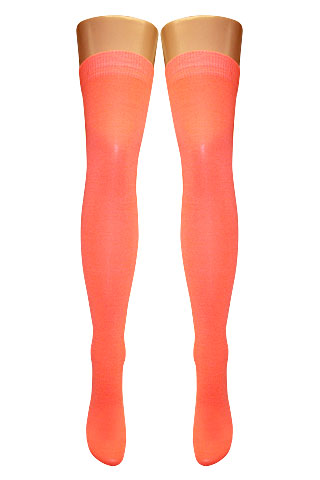 Neon Over Knee Socks