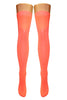 Neon Over Knee Socks