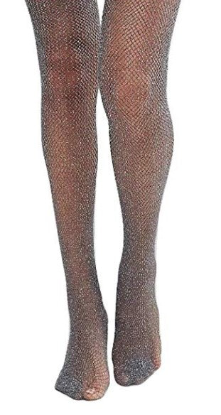 Lurex Fishnet Tights