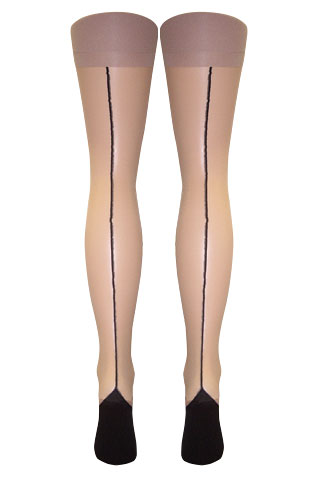 Stiletto Seam & Heel 15 Denier Stockings