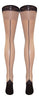 Stiletto Seam & Heel Lace Top Hold Ups