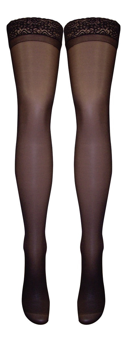 Vintage Nylon Lace Top Hold Ups The Hosiery Company